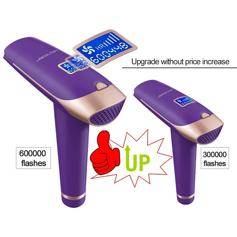 Лазерная эпиляция Lescolton IPL Depiladora ЖК дисплей перманентное бикини устройство для