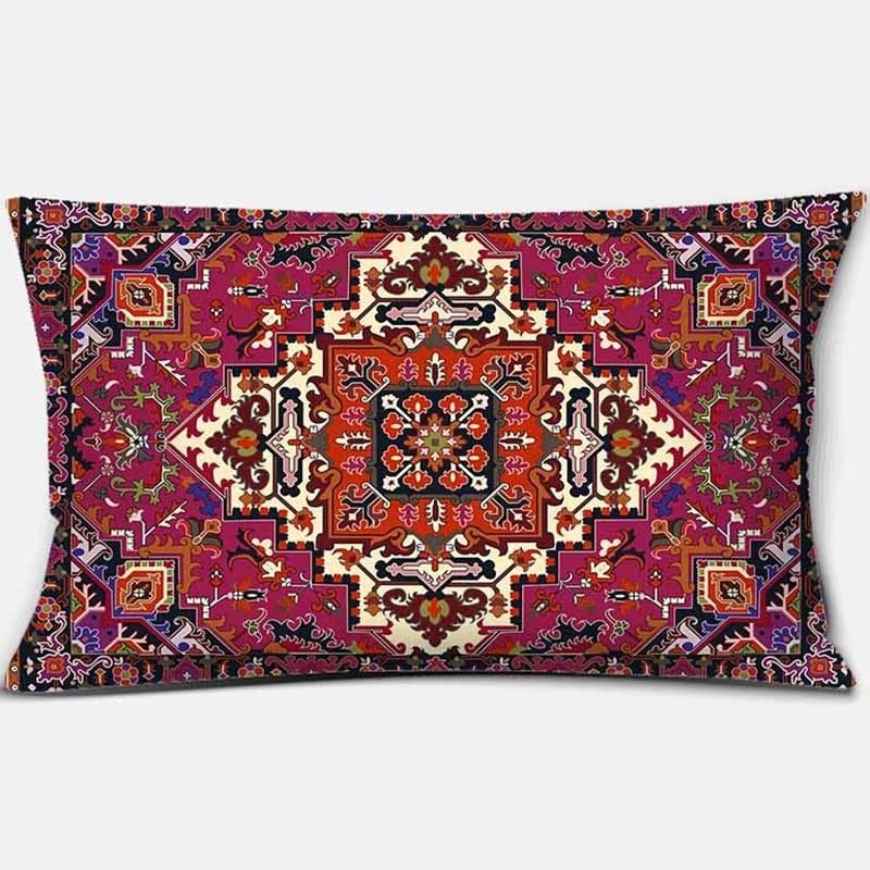 Персидский с печатным рисунком прямоугольная Наволочка украшения для дома ПИЧ