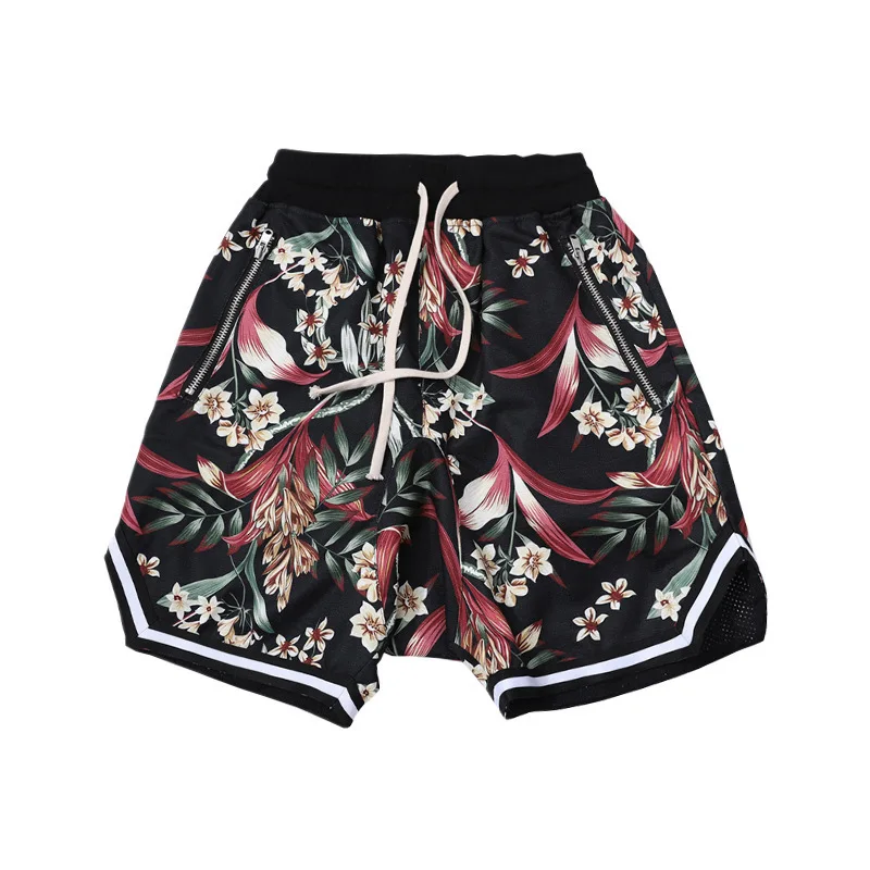 

Gao jiechao brand feel of God shorts fog essentials flower shorts beach pants men's pants