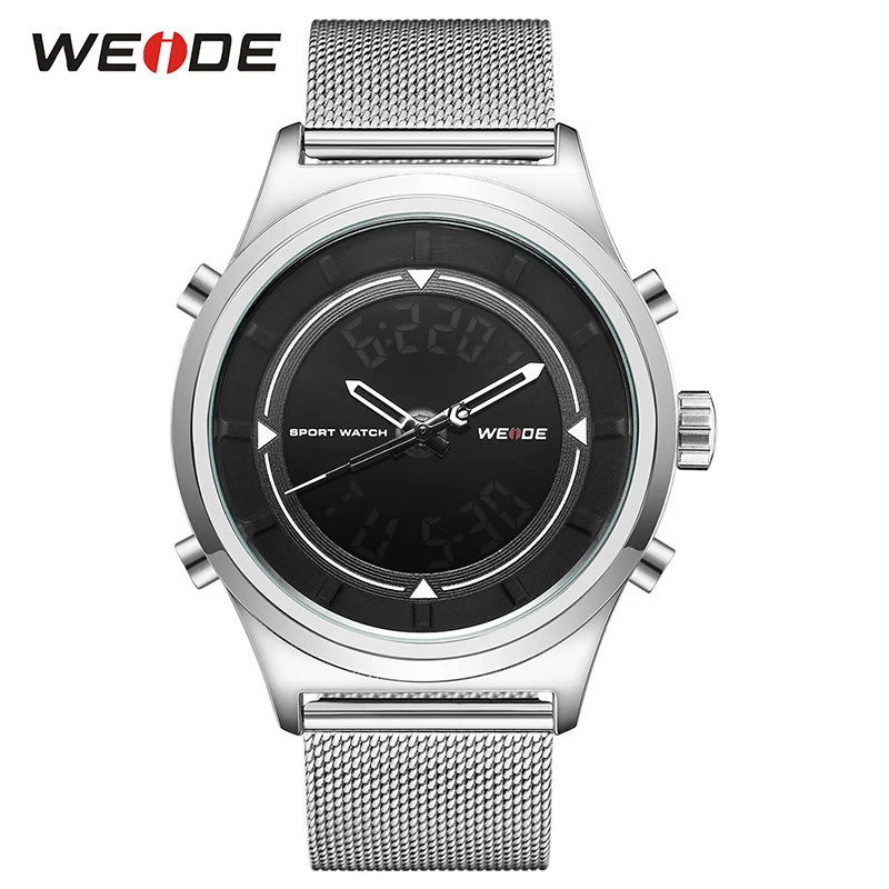 Спортивные часы WEIDE водонепроницаемый цифровой будильник наручные мужские