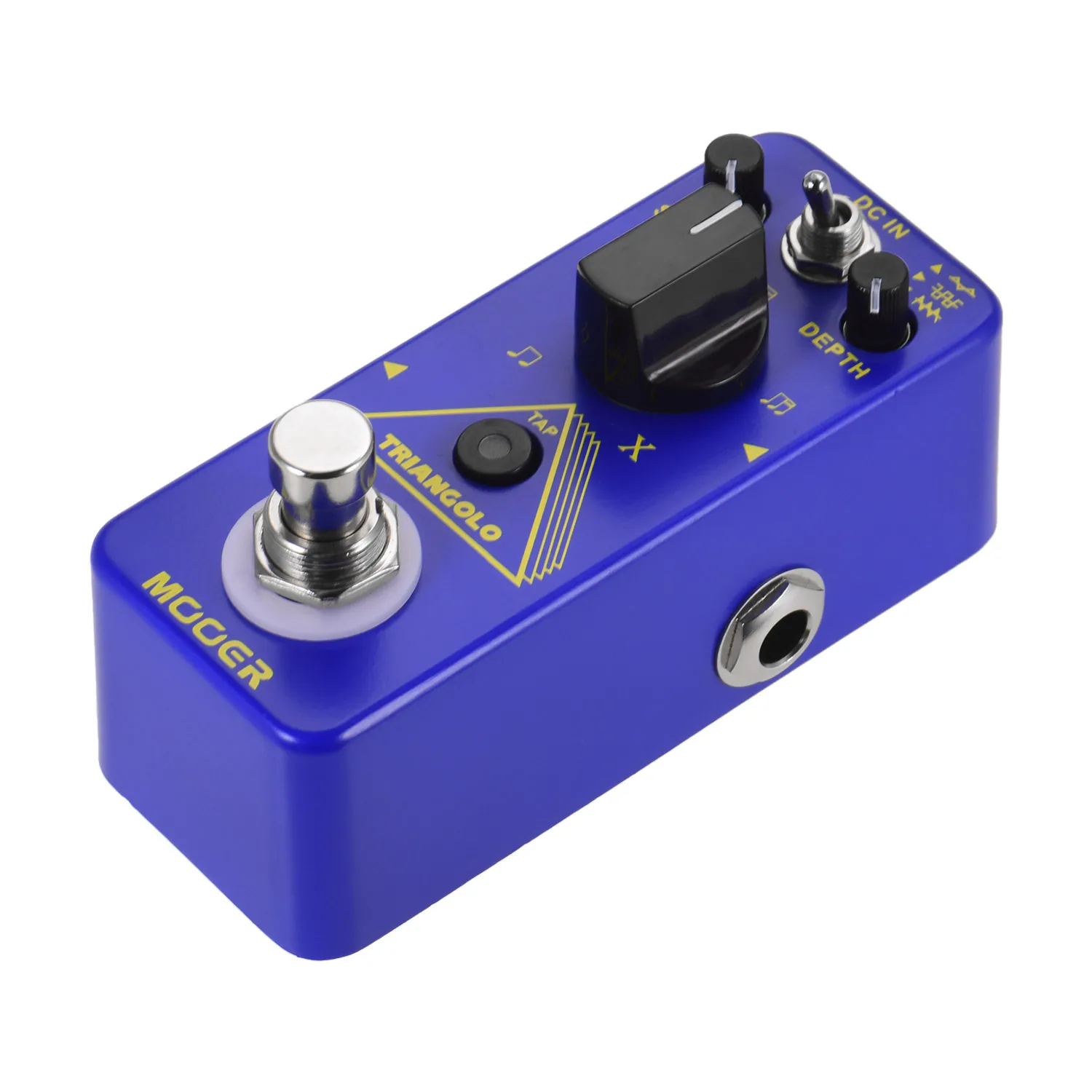 Голубая цифровая педаль для электрогитары Mooer Triangle OLO создания эффектов серия True
