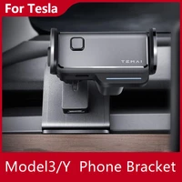 car cell phone mount for tesla model 3 y fixed clip safety tesla cell phone holder stand tesla phone mount screen hud phone hold