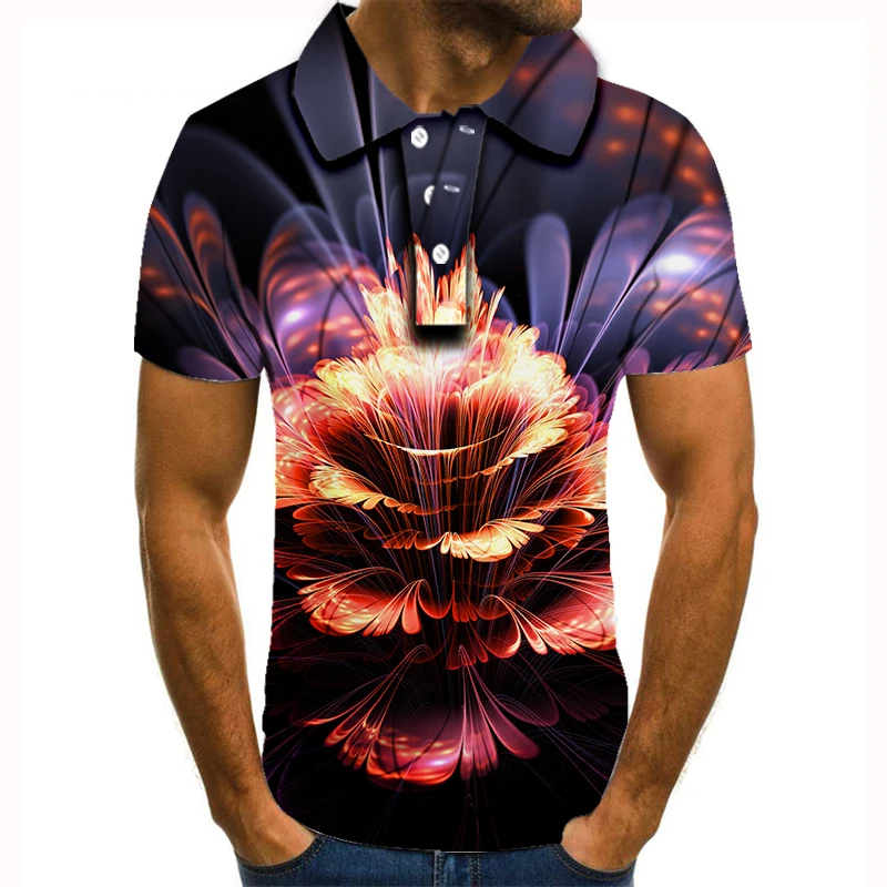 

Street art summer polo shirt men's polo shirt 3D printed men's short-sleeved polo shirt high quality male polo shirt 2020 new