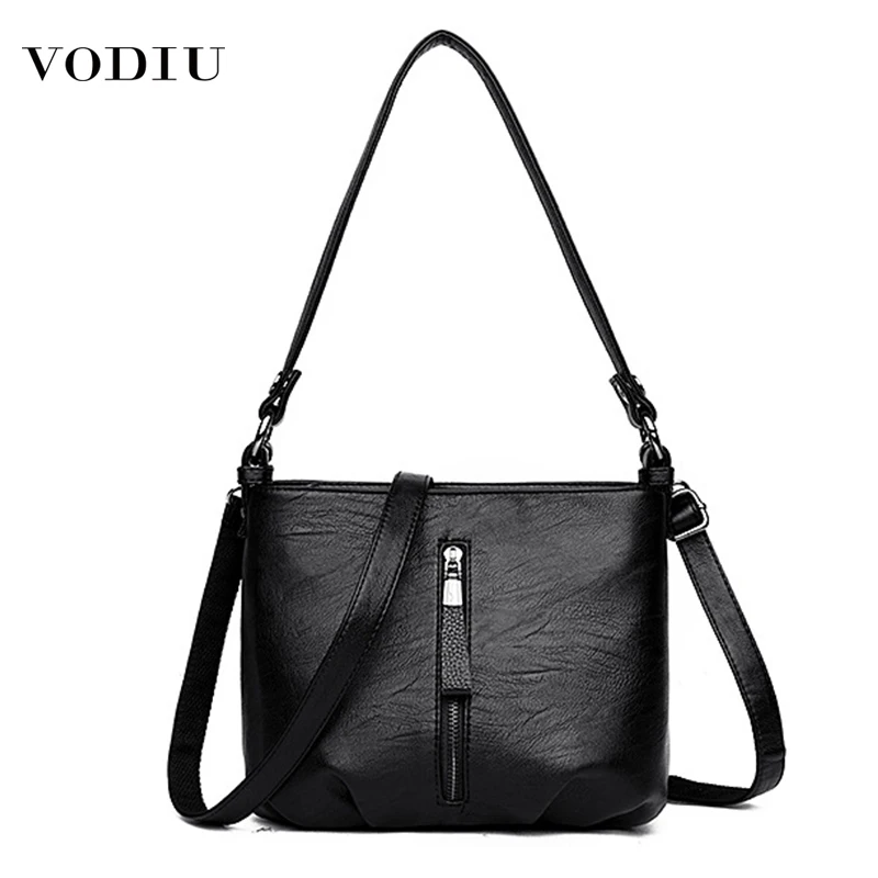 

Bag Women's Leather Handbag 2019 Fashion Brand Designer High Quality Capacity Messenger Leather Female Shoulder Women's Bags