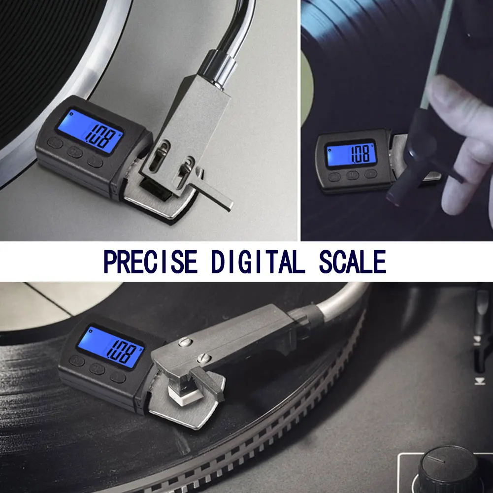 

Professional LP Precise Digital Turntable Stylus Force Scale Gauge 0.01g led Backlight Measurement Analysis Instruments New