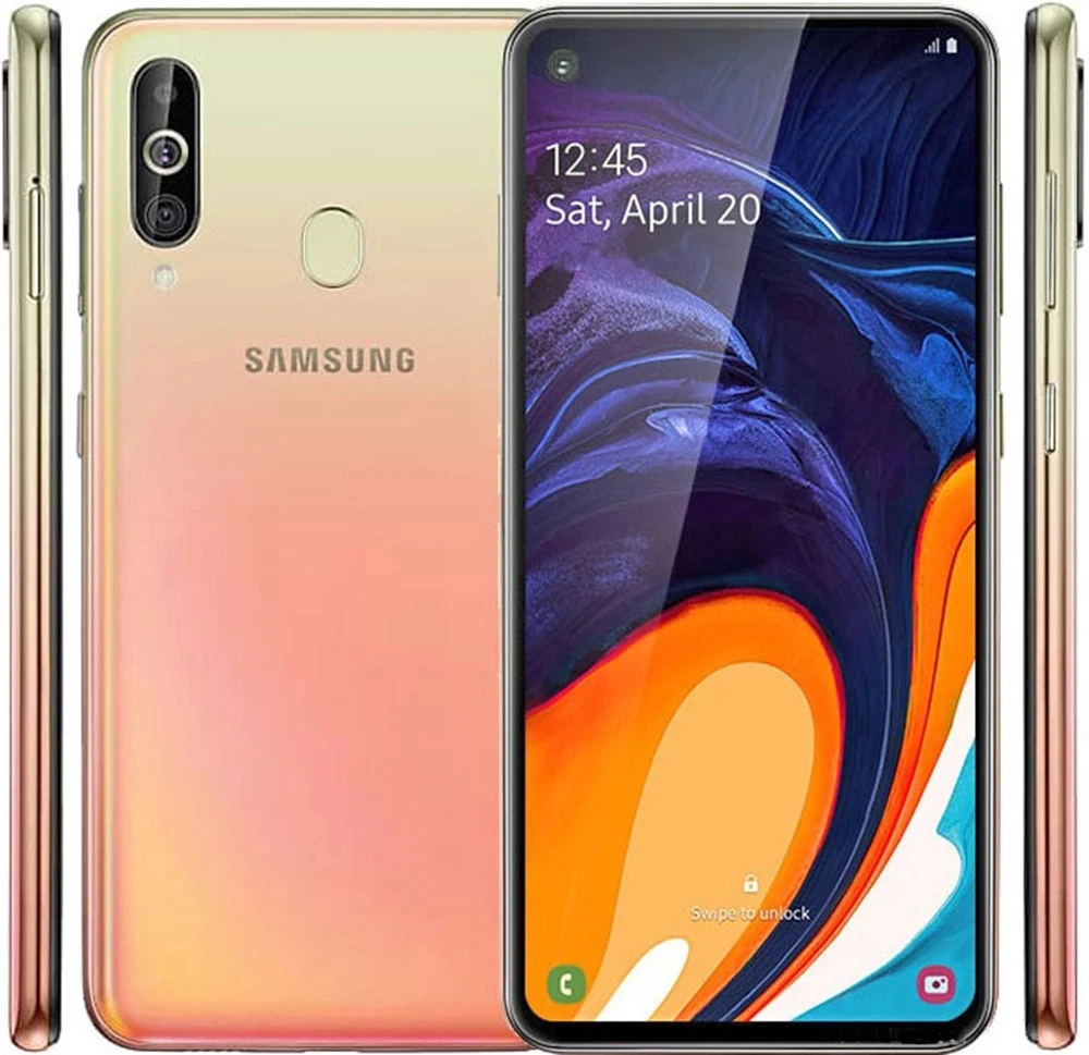 samsung galaxy a60 dual sim 6gb ram 64128gb rom octa core 6 3 mobile phone 4 camera snapdragon 675 nfc free global shipping