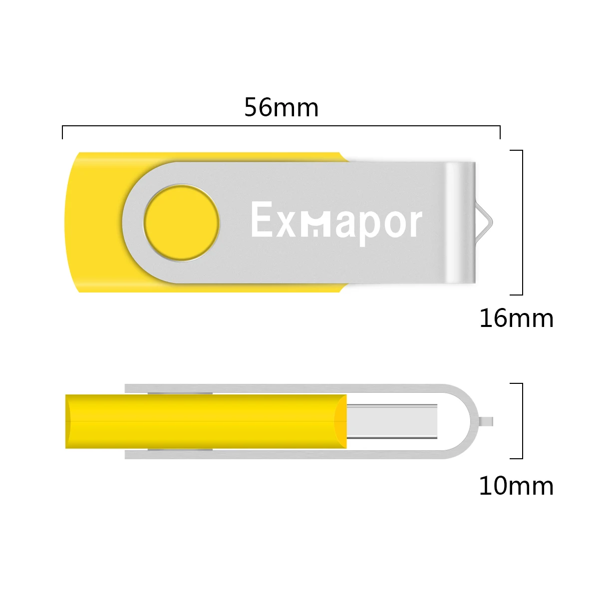 Exmapor 10 упаковок USB флэш накопитель 1 ГБ 2 4 8 карта памяти флеш поворотный дизайн 16 Гб