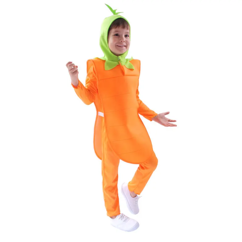 

Funny Fruit Carrot Costume Kids Cosplay High Quality Role Play