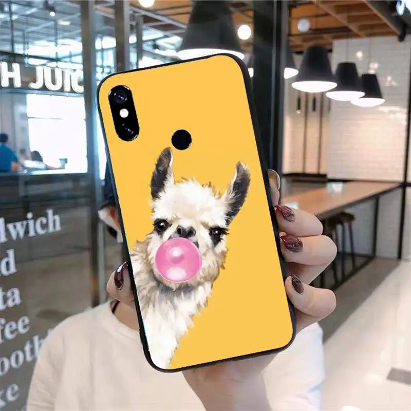 

cute lamas Alpaca animals Phone Case For Xiaomi Redmi 7 8 9t 9se k20 mi8 max3 lite 9 note 9s 10 pro