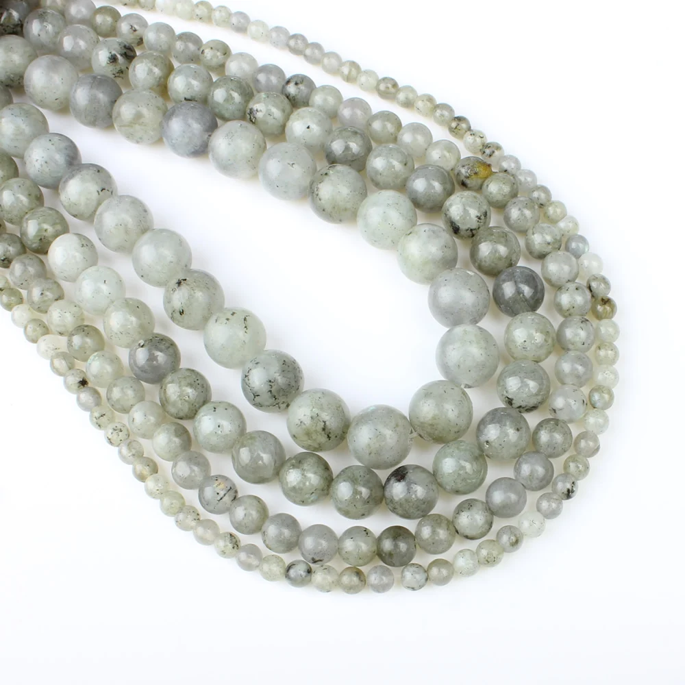 Натуральный камень 4/6/8 / 10 мм серый желтый тигр круглый бисер для изготовления