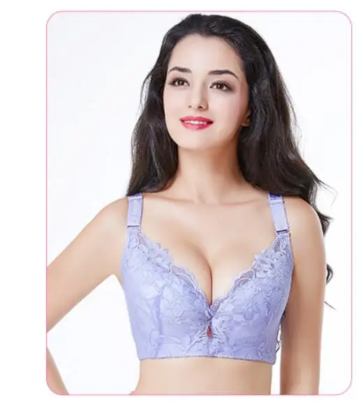 

Bra Push Up Plus Size C D E Underwear Seamless Bra Deep V Sexy Lingerie Factory Intimates