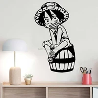 one piece luffy anime japanese movie cartoon character vinyl wall stickers kids room fans home bedroom decoration stickers gift