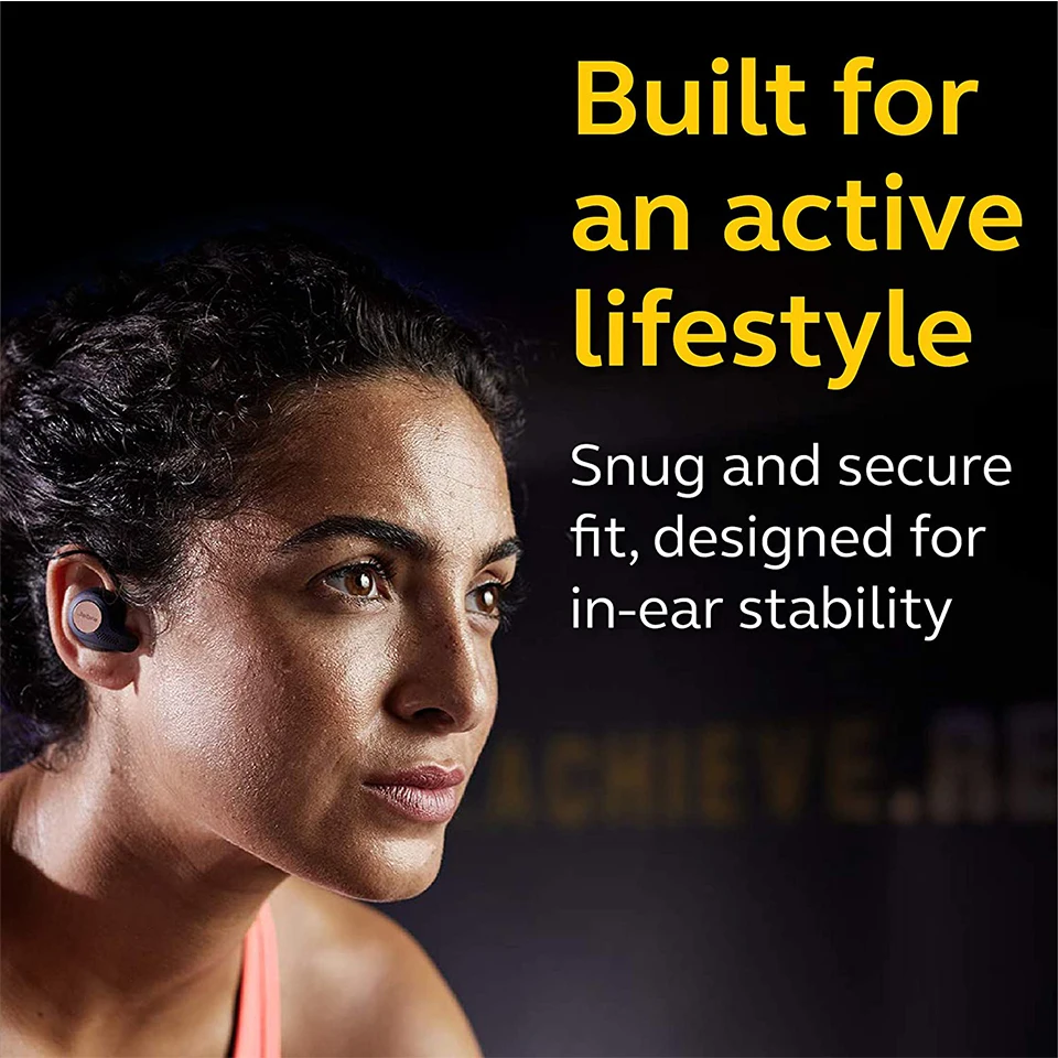 

Newlite Active 65t True Wireless Earphone TWS Sport Earbuds Bluetooth 5.0 Waterproof Headphone with Charging Case Mic For Jabra