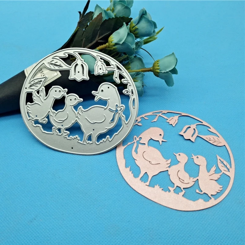 

T8NA Duck Metal Cutting Dies Stencil DIY Scrapbooking Album Paper Card Template Mold Embossing Craft Decoration