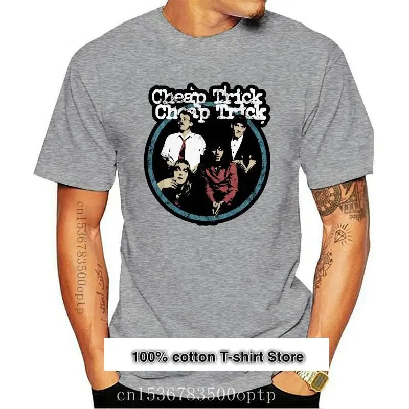 

Camiseta negra para adultos, banda de trucos barata, nueva