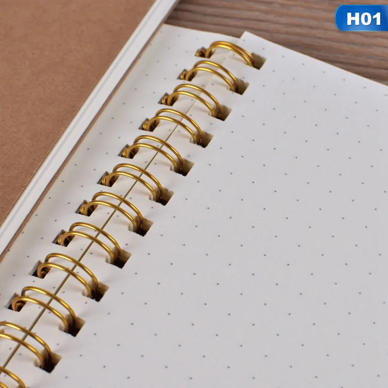 

A5 Notebook Medium Hardcover 50Sheets/100Pages Dot Grid Notebook/notpad/Diary Note White For Students Agenda 2021 Planner