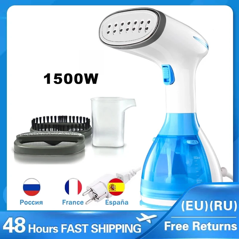 

Steam Iron Garment Steamer Handheld Fabric 1500W Travel Vertical 280ml Mini Portable Home Travelling For Clothes Ironing steamer