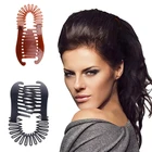 2021 Новая женская большая гребень в голливудском стиле Заколка-банан аксессуары для волос 2 цвета аксессуары для волос заколка для волос