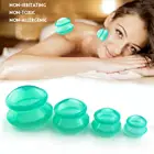 4 шт.набор, вакуумные чашки для массажа тела, силиконовые банки, набор, антицеллюлитная присоска, вакуумный массаж лица, инструмент для ухода за здоровьем