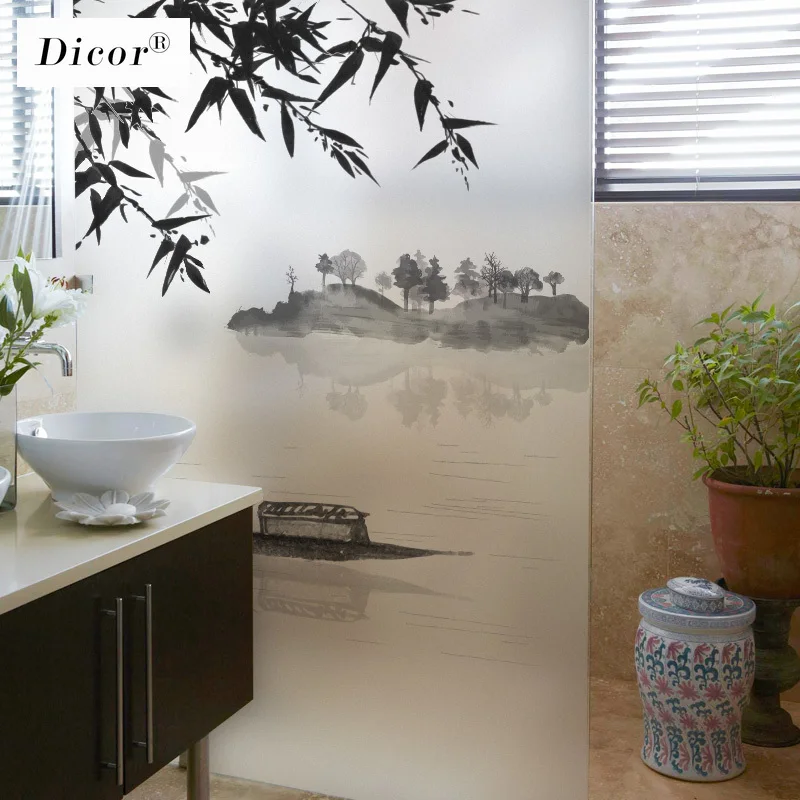 Декоративная пленка DICOR для окрашивания окон без клея Антистатическая липкая