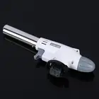 Портативный металлический огнемет, простой регулируемый газовый сварочный факел, Бутановая газовая зажигалка для самостоятельного сгорания, кухонные инструменты для готовки