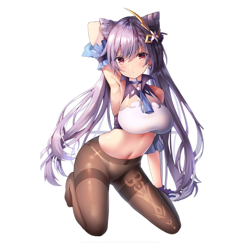 

Funny Genshin Impact Car Stickers Sexy Girl Cartoon Anime Decals Car Window Motorcycle Decoration Vinyl KK PVC 13cm X 9.5cm