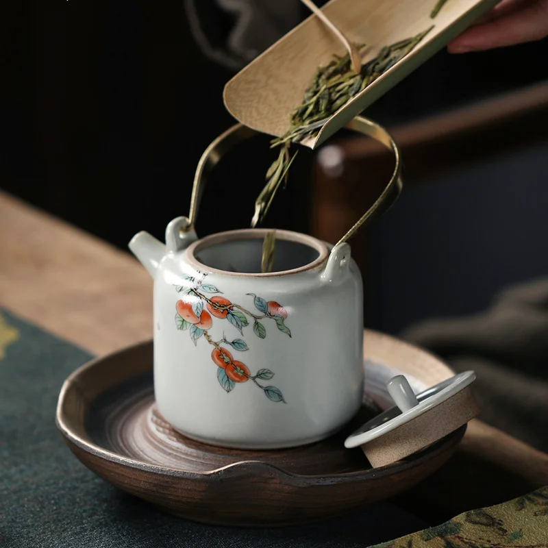 CHANSHOVA Китайский классический стиль Керамика ручной работы 300 мл чайник трещины