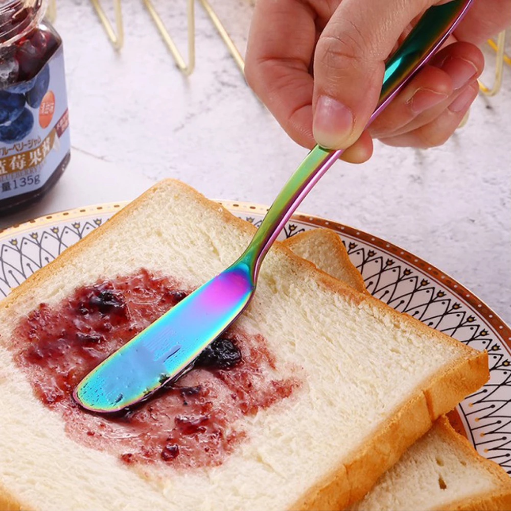 

304 Stainless Steel Butter Knife Cheese Dessert Spreaders Cream Knifes Western Cutlery Breakfast Tool