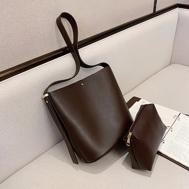 

Large Capacity Handbags Women Designer PU Leather Composite Bags For Women 2021 Sac Femme Crossbody Messenger Bag Lady Shoulder