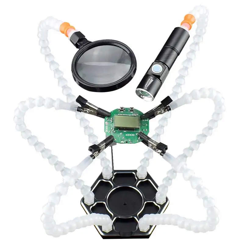 Скамья для технического обслуживания с лампой скамья сварки Рабочий стол шестью