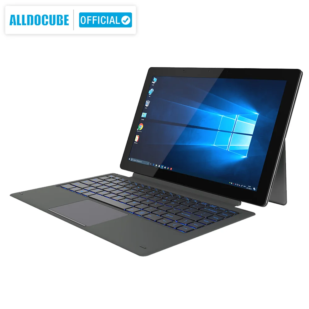 Ветвью ALLDOCUBE и Knote8 Lite 13 3 дюймов 2 в 1 планшетный ПК с полным обзором 2560x1440 IPS Windows10 M3