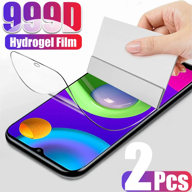 

2Pcs Hydrogel Film For Samsung Galaxy M31 M21 M11 M51M31S Screen Protector For Samsung M02 M12 M32 M62 F41 F62 F12 F52 Film Full