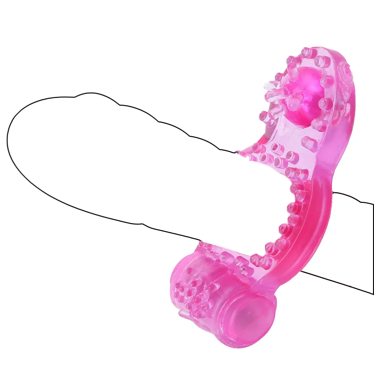 Кольцо-вибратор на Пенис стимулятор клитора Секс-игрушки для мужчин G-Spot Массажер