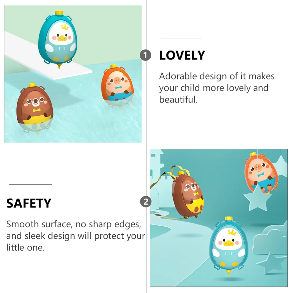 

1 Set Cartoon Kids Water Backpack Water Soaker Water Playing