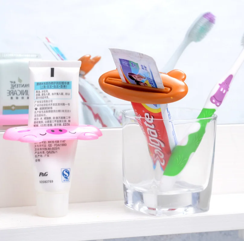 1 шт. удобный дозатор зубной пасты для животных пластиковый тюбик соковыжималка