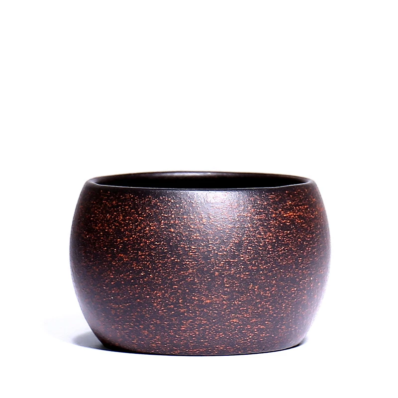 Исинская сырая рудная почва черный золотой песок Zisha чайная чашка маленькая