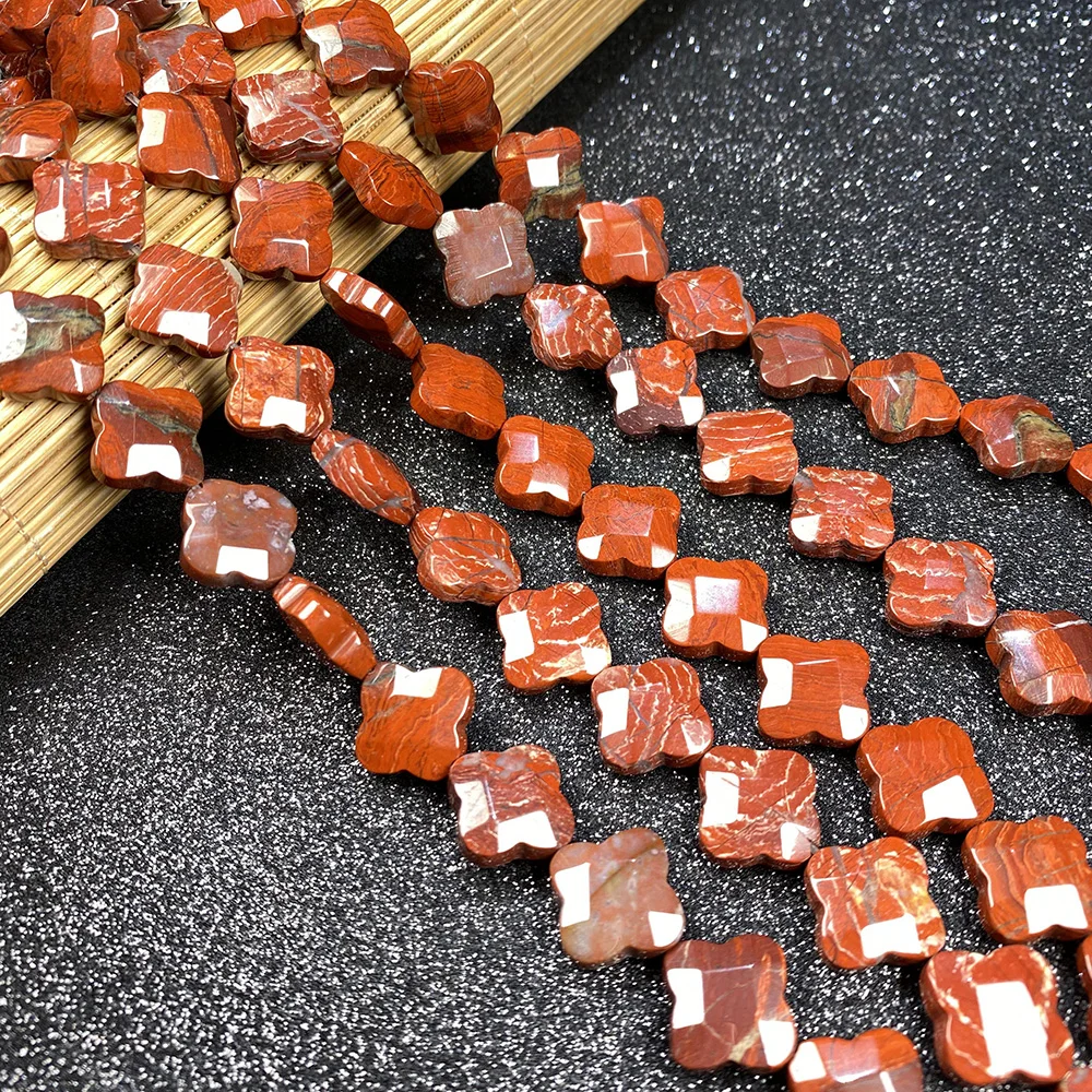 Бусины из натурального камня бусины в форме клевера свободные Изоляционные для