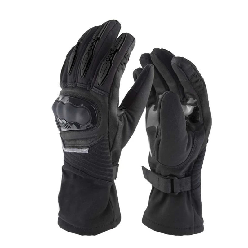 

100% водонепроницаемые зимние удлиненные уплотненные велосипедные перчатки с защитой от падений уличные спортивные лыжные перчатки для вел...