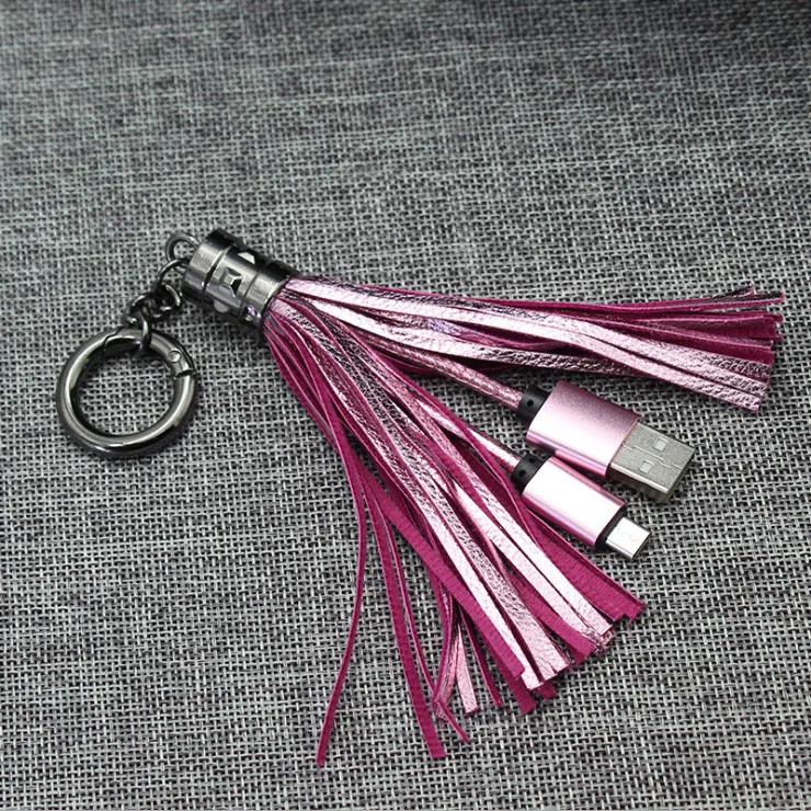 Кабель Micro USB с кисточками 2А нейлоновый кабель для быстрой зарядки передачи