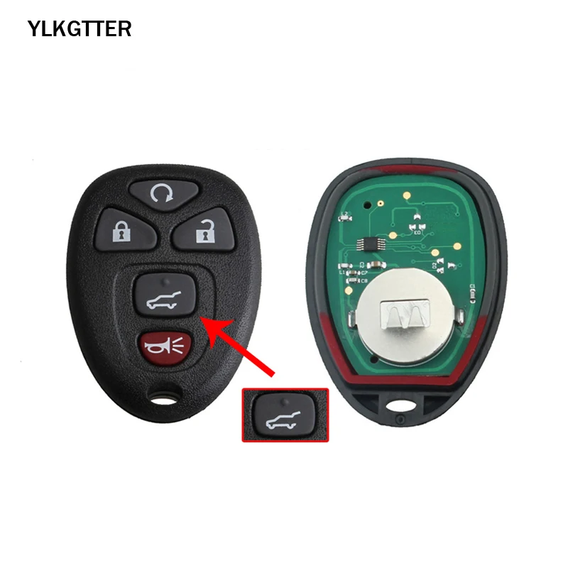 

YLKGTTER Popular Auto Car Key With 5 Buttons For Chevrolet