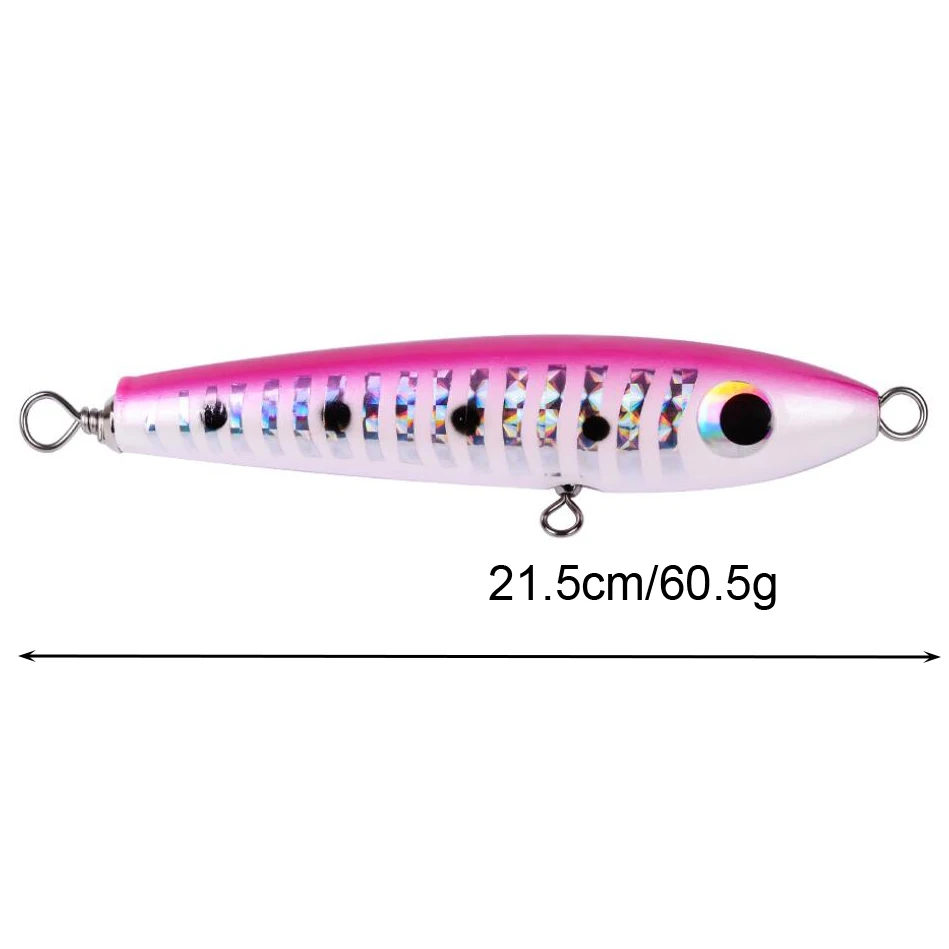 Древесина большой океан Поппер рыболовная приманка деревянная Верхняя вода