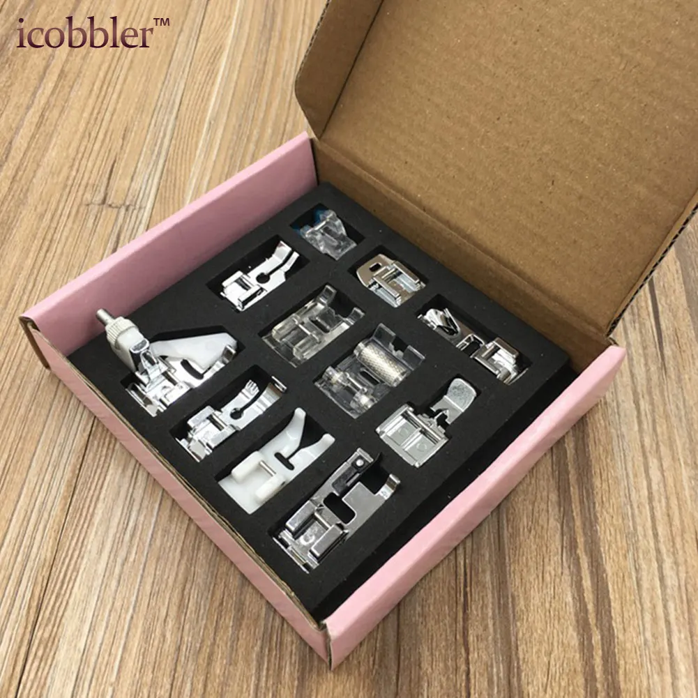 11 шт./компл. стежок Catcher аппликация универсальная ножная молния швейная домашняя