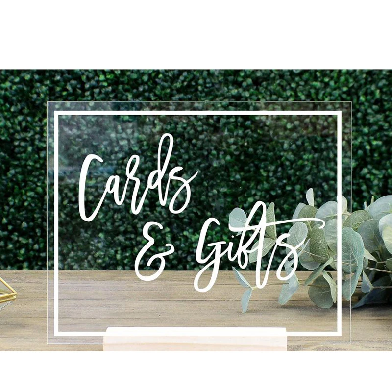 Свадебные открытки и подарки для вечеринки в честь будущей матери настольный знак прозрачный акриловый