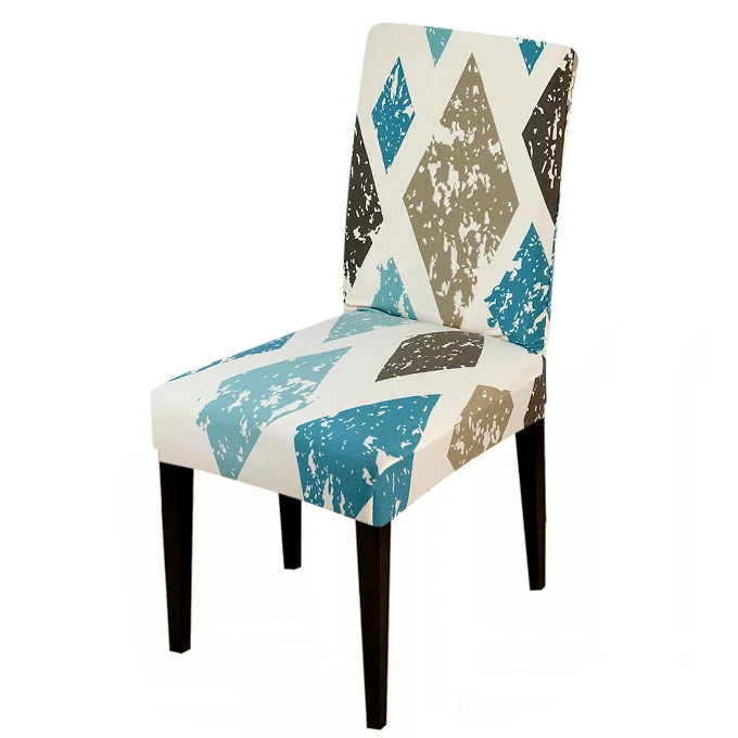 Универсальный чехол для стула с цветочным принтом растягивающиеся Чехлы свадьбы