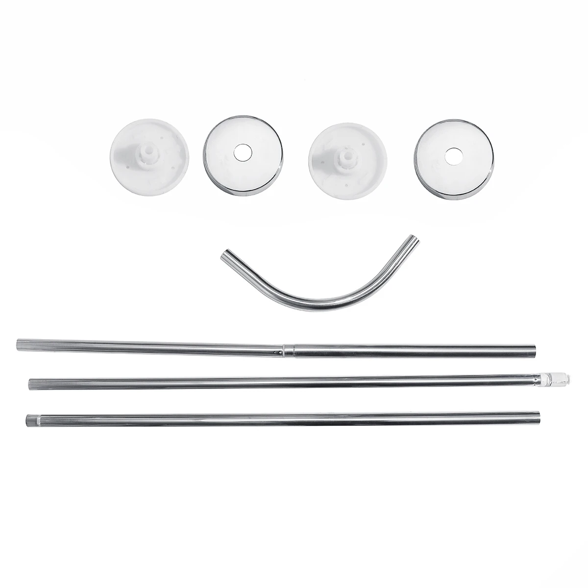 Расширяемая изогнутая Штора для душа 40 64 дюйма угловая ванны зажим рельсовой