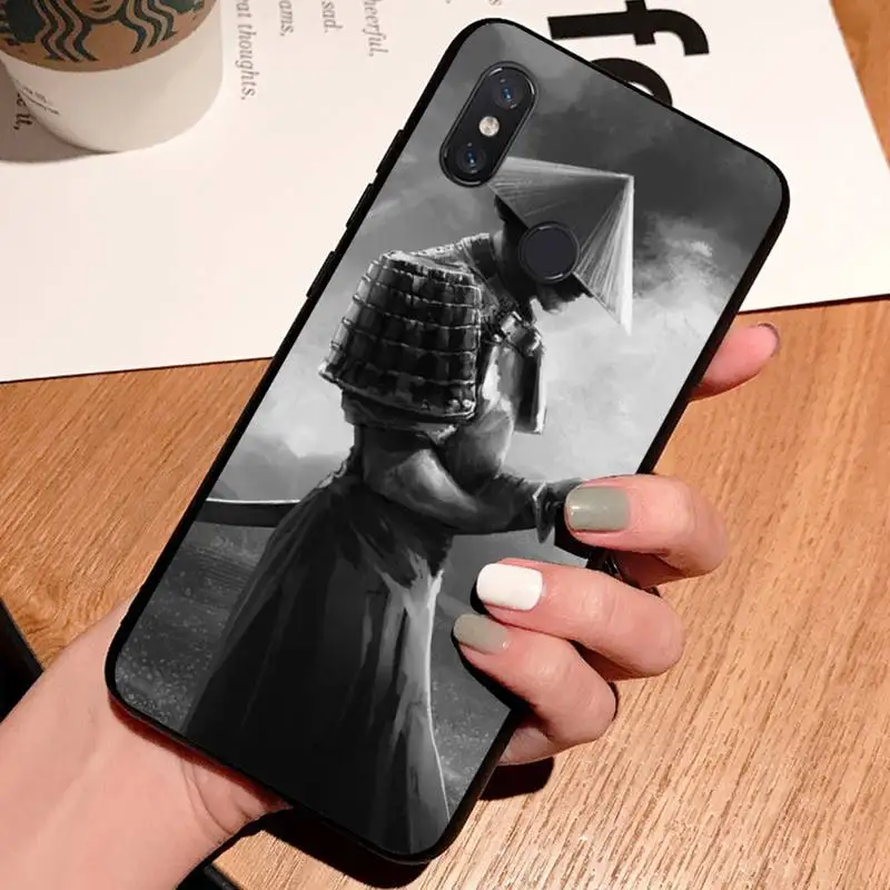 

Japan The Samurai Ninja pattern Anti-fall mobile Phone Case coque For Xiaomi Redmi note 7 8 9 t k30 max3 9 s 10 pro lite