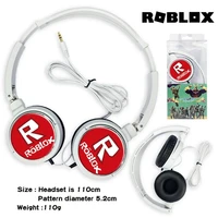 roblox games wired headphone dynablocks music stereo earphone computer mobile phone headset kids toys gift