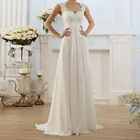 Женское вечернее платье с квадратным вырезом, белое кружевное платье в пол, вечерние рукавов, для свиданий, 2020