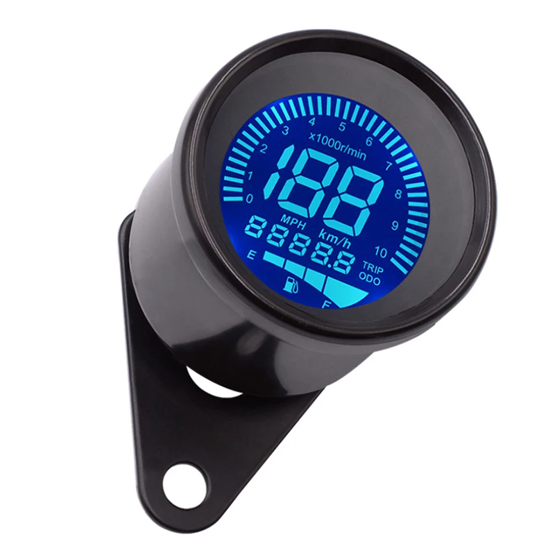 

1 Pcs 12V Universal Motorcycle Speedometer Odometer Tachometer Motorcycle Gauge Fuel Meter 4 In 1 Motorcycle Instruments