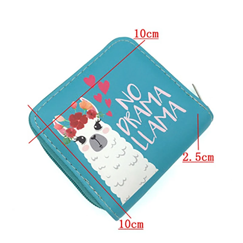 Милые короткие кошельки с героями мультфильмов милые на молнии для девочек